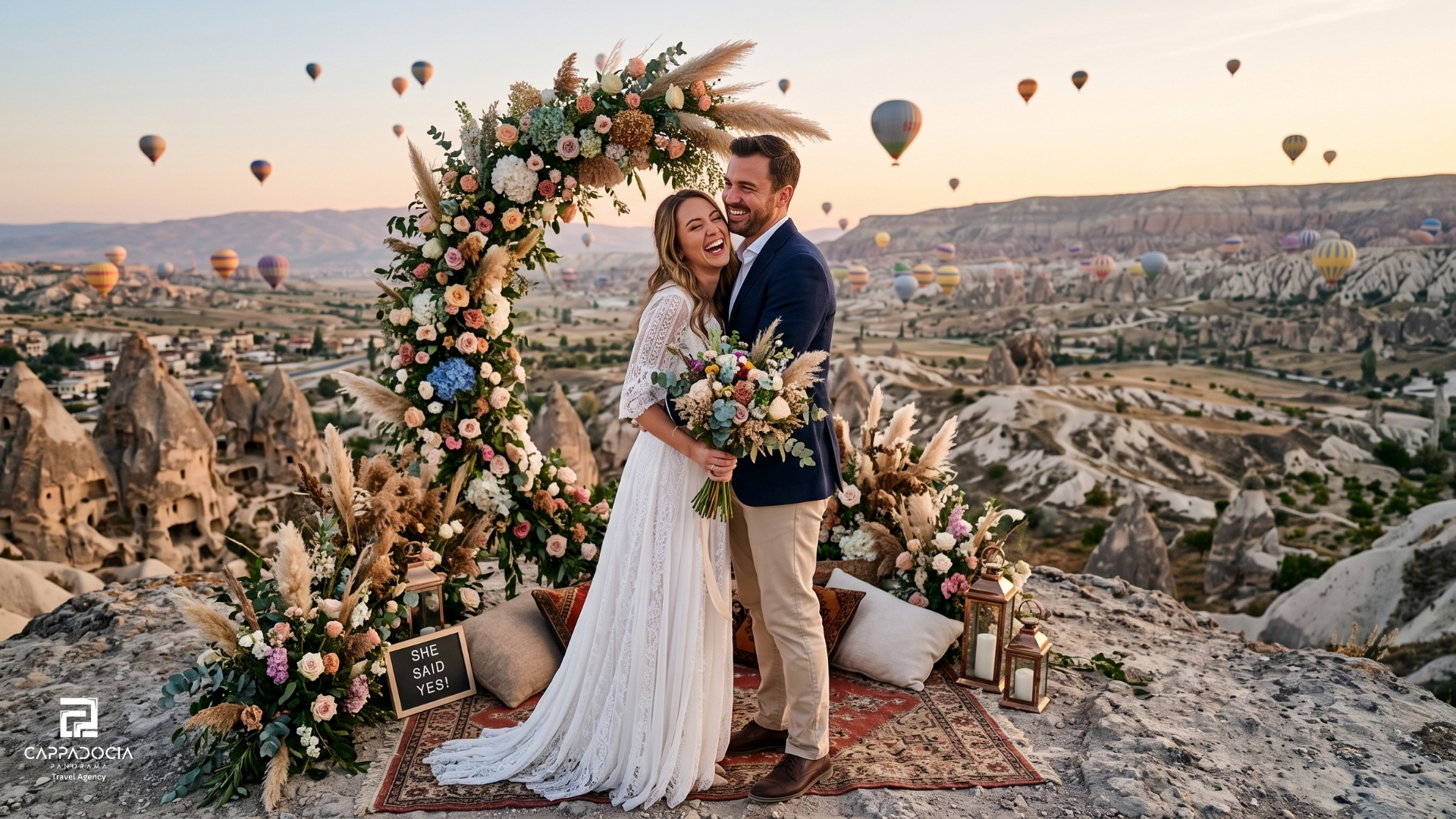 cappadocia hot air balloon proposal